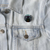 Zeven kakras ronde button 3,2 cm (In situ)