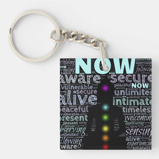 Zeven kakras sleutelhanger (voorkant)