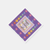 Zeven kakras waterverf kunst servet (Hoek)