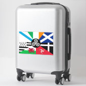 Zeven Keltische naties Sticker (Koffer)