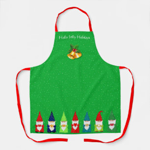 Zeven Kerstkabouters op Groen Schort