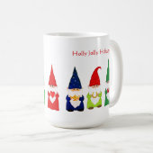Zeven Kerstkabouters op Wit Koffiemok (Voorkant rechts)