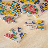 Zeven-kleuren perzische tegel legpuzzel (Zijkant)