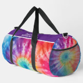 Zeven kleuren Tie Dye Vortex monogram gepersonalis Plunjezak (Rechterhoek)
