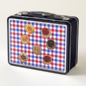 Zeven Kolaches op Tsjechische checkbox (Achterkant)