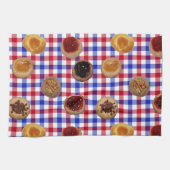 Zeven Kolaches op Tsjechische keukenhanddoeken (Horizontaal)