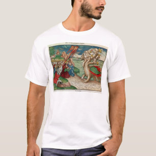 Zeven-kopige serpent uit het Boek van T-shirt