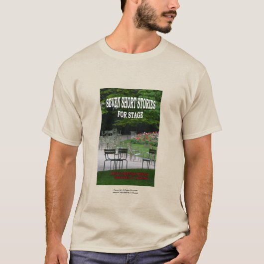 "Zeven korte verhalen voor het podium" T-shirt (Voorkant)