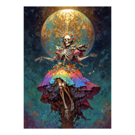 Zeven Krachten Santa Muerte Foto Afdruk