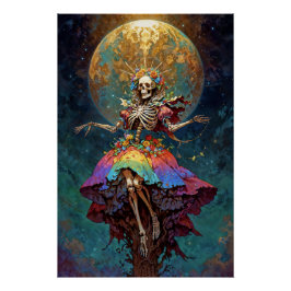 Zeven Krachten Santa Muerte Perfect Poster