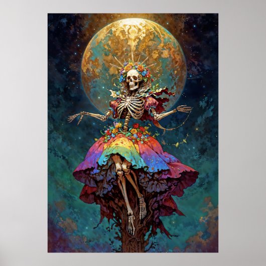 Zeven Krachten Santa Muerte Poster (Voorkant)