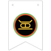 Zeven Kwanzaa principes Bunting Banner (Tweede vlag)