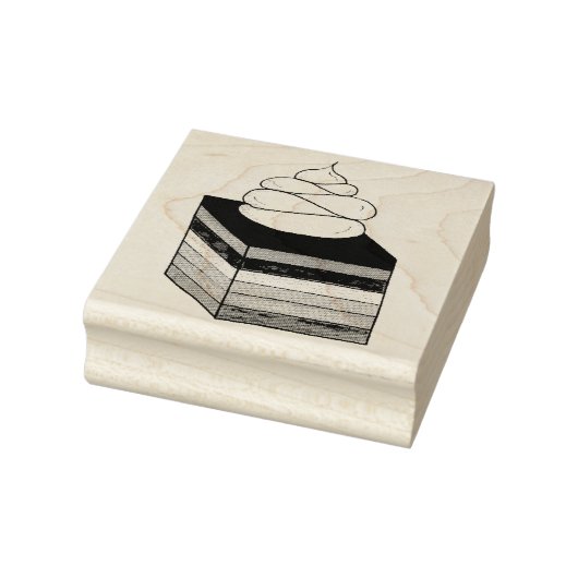 Zeven laagse regenboog Gelatine Salad Dessert Rubberstempel (Stempel)