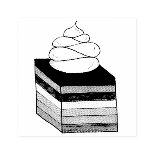 Zeven laagse regenboog Gelatine Salad Dessert Rubberstempel (Afrduk)