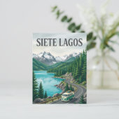 Zeven Lavenweg Briefkaart (Staand voorkant)