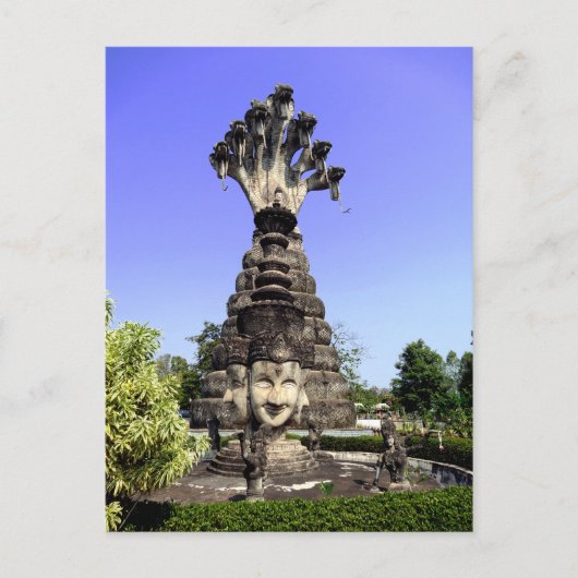 Zeven leidden Naga, Thailand Briefkaart (Voorkant)