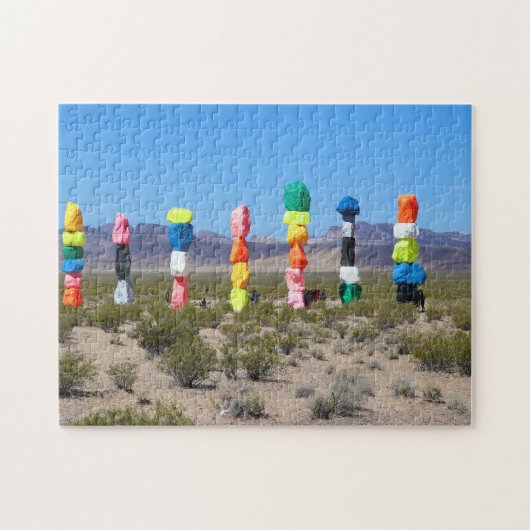 Zeven Magische Bergen Nevada. Legpuzzel (Horizontaal)