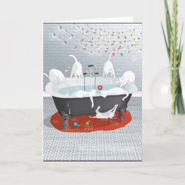 Zeven Meppen, Geen het Zwemmen! Vakantie Feestdagen Kaart