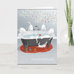 Zeven Meppen, Geen het Zwemmen! Vakantie Feestdagen Kaart