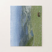 Zeven meren in het Rilagebergte in het wild paard  Legpuzzel (Verticaal)