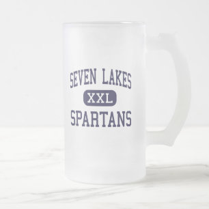 Zeven meren - Spartans - High School - Katy Texas Matglas Bierpul