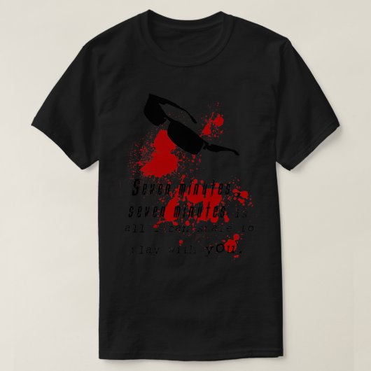 Zeven minuten durende offerte t-shirt (Design voorkant)