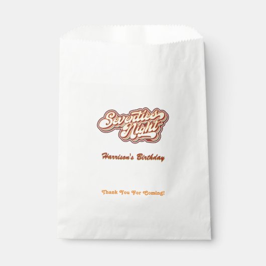 Zeven nachtbaken voor de zegen bedankzakje (Voorkant)