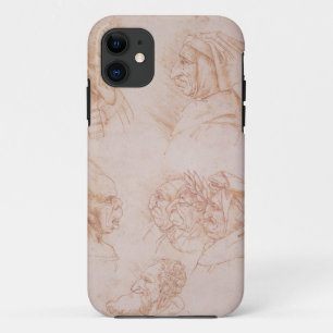 Zeven onderzoeken met Grotesque Faces (rode krijt  Case-Mate iPhone Case