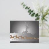 Zeven paarden briefkaart (Staand voorkant)