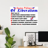 Zeven pijlers van het liberalisme poster (Thuiskantoor)