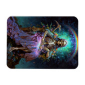 Zeven Potenties Santa Muerte Magneet (Horizontaal)