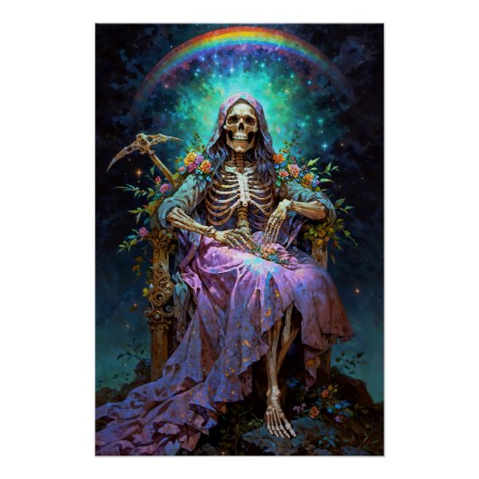 Zeven Potenties Santa Muerte Perfect Poster (Voorkant)