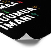 Zeven principes van Kwanzaa Happy Kwanzaa 8 Poster (Hoek)