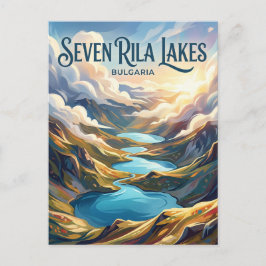 Zeven Rila-meren Bulgarije Briefkaart