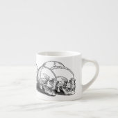 Zeven  schedels espresso kop (Rechts)