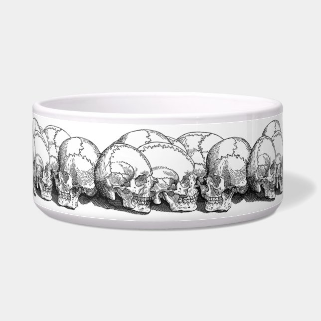 Zeven  schedels voerbakje (Rechts)