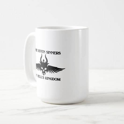 Zeven Sinners Mok (Voorkant links)