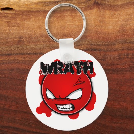 Zeven sinusgezichten - Wrath Sleutelhanger (Voorkant)