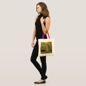 Zeven Springs Fall Bridge II Herfstlandschap Tote Bag (Voorkant (model))