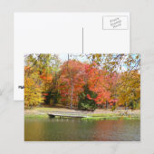 Zeven Springs Fall Bridge III Herfstlandschap Briefkaart (Voorkant / Achterkant)