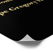 Zeven Syrische pausen van de Rooms-Katholieke Kerk Poster (Hoek)