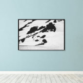 Zeven tot de top canvas afdruk (Insitu (Houten vloer))