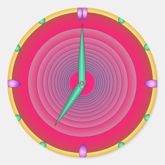 Zeven uur sticker (Voorkant)