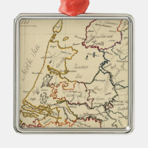 Zeven Verenigde provincies 2 Metalen Ornament