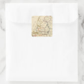 Zeven Verenigde provincies 2 Vierkante Sticker (Tas)