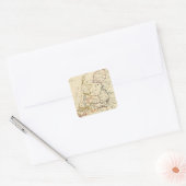 Zeven Verenigde provincies 2 Vierkante Sticker (Envelop)