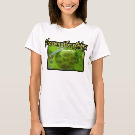 Zeven voor Eden Apple Logo T T-shirt (Voorkant)