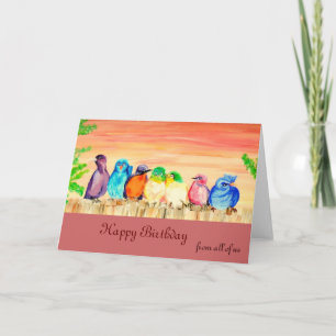 Zeven vrienden Verjaardag Kaart