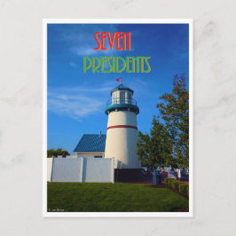 Zeven vuurtoren van Presidenten Briefkaart