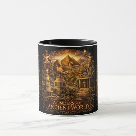 Zeven Wereldwonderen van de antieke wereld Mok (Midden)